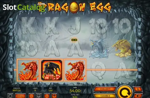 Скрин3. Dragon Egg (Tom Horn Gaming) слот