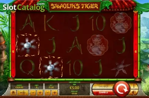 Скрин4. Shaolin Tiger слот