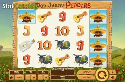 Скрин2. Don Juan's Peppers (Tom Horn Gaming) слот