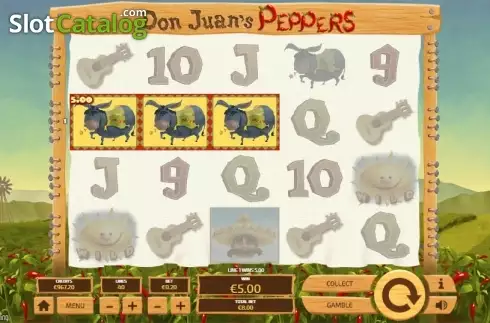 Скрин3. Don Juan's Peppers (Tom Horn Gaming) слот