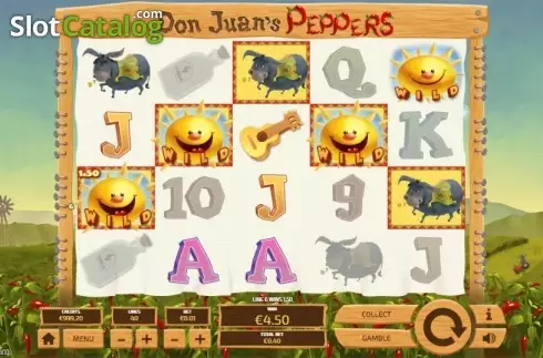 Скрин4. Don Juan's Peppers (Tom Horn Gaming) слот