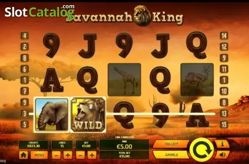 Скрин4. Savannah King слот
