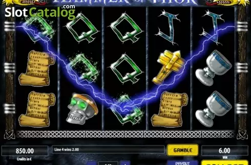 Скрин3. Hammer Of Thor (Tom Horn Gaming) слот