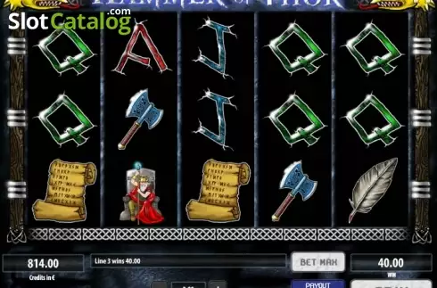 Скрин4. Hammer Of Thor (Tom Horn Gaming) слот