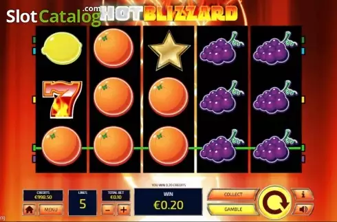 Скрин3. Hot Blizzard слот