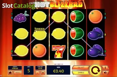 Скрин4. Hot Blizzard слот