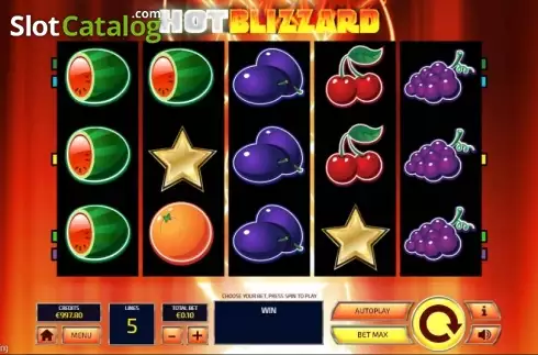 Скрин5. Hot Blizzard слот