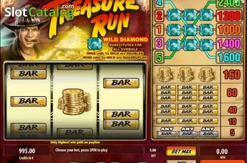 Скрин2. Treasure Run слот