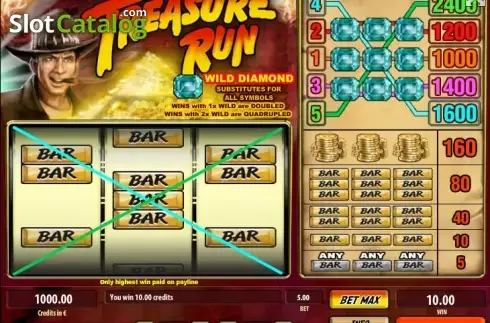 Скрин3. Treasure Run слот