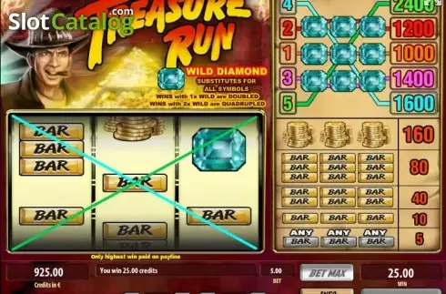 Скрин4. Treasure Run слот