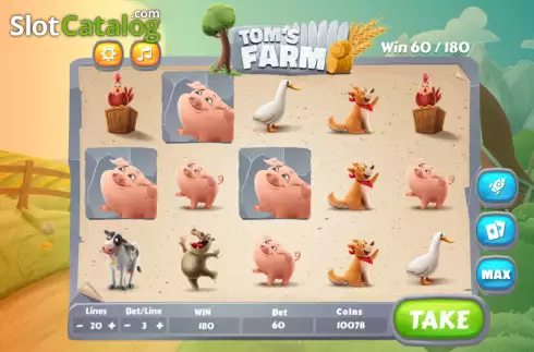 Скрин3. Tom's Farm слот