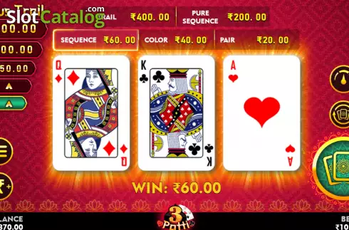 Скрин4. Teen Patti (Top Spin Games) слот