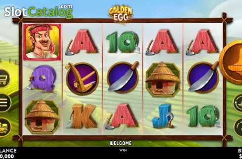Скрин2. Golden Egg (Top Spin Games) слот