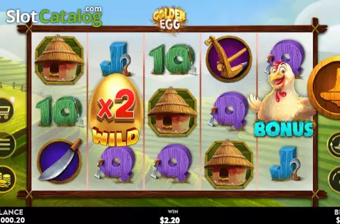 Скрин3. Golden Egg (Top Spin Games) слот