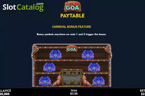 Скрин8. Love Goa слот