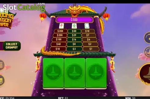 Скрин2. Mahjong Dragon Tower слот