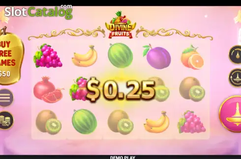 Скрин3. Divine Fruits слот