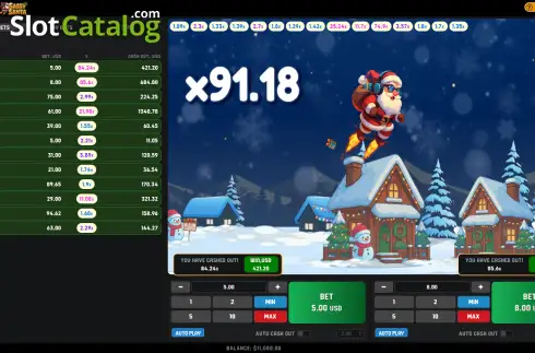 Скрин3. Sassy Santa Christmas Crash слот