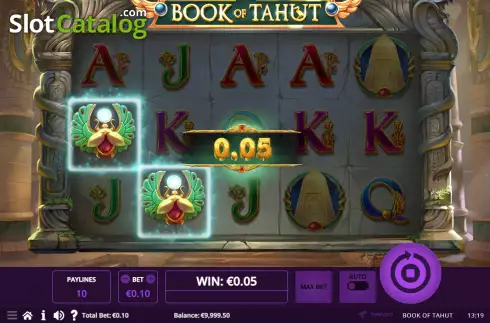 Скрин3. Book of Tahut слот
