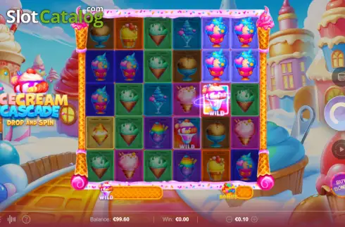 Скрин3. Ice Cream Cascade Drop and Spin слот