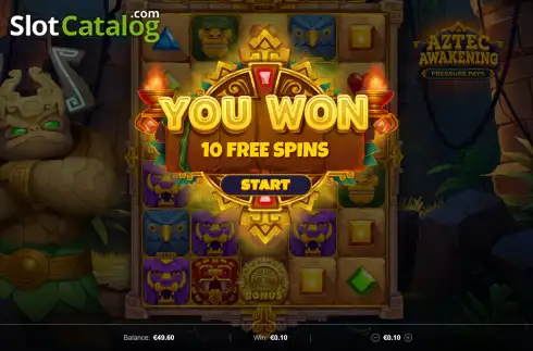 Скрин3. Aztec Awakening: Pressure Pays слот