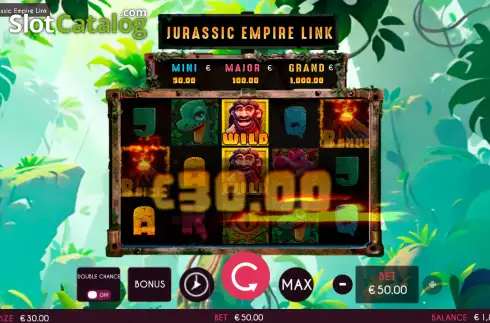 Скрин3. Jurassic Empire Link слот