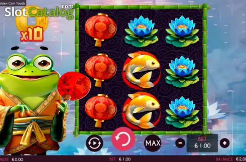 Скрин2. Golden Coin Toads слот