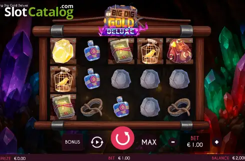 Скрин2. Big Dig Gold Deluxe слот