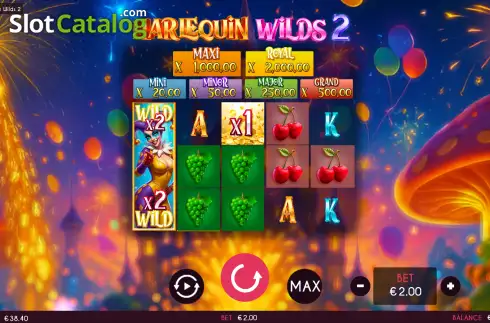 Скрин3. Harlequin Wilds 2 слот