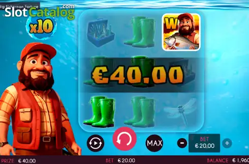 Скрин3. Big Fisherman Fortune слот