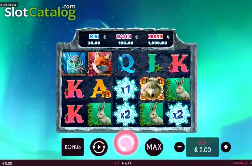 Скрин2. White Wolf Link Deluxe слот