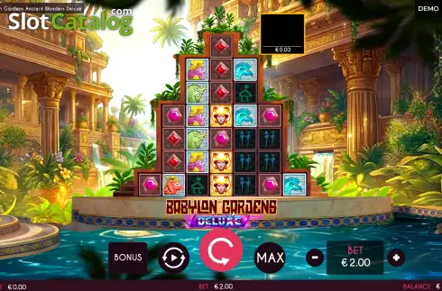 Скрин2. Babylon Gardens Ancient Wonders Deluxe слот