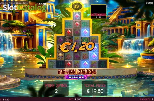Скрин3. Babylon Gardens Ancient Wonders Deluxe слот