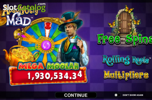 Скрин2. Absolootly Mad: Mega Moolah слот