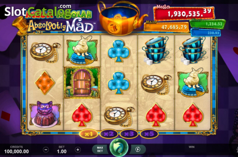 Скрин3. Absolootly Mad: Mega Moolah слот