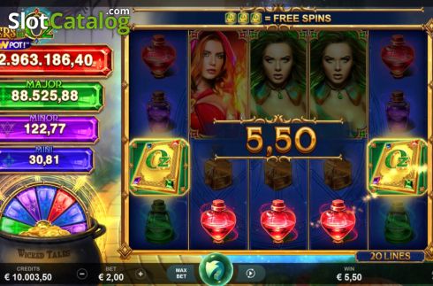 Скрин3. Sisters of OZ WowPot слот