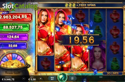 Скрин5. Sisters of OZ WowPot слот