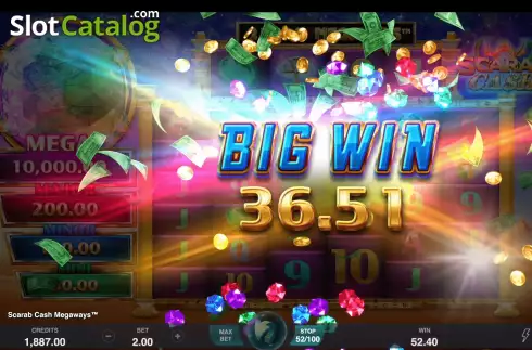 Скрин4. Scarab Cash Megaways слот