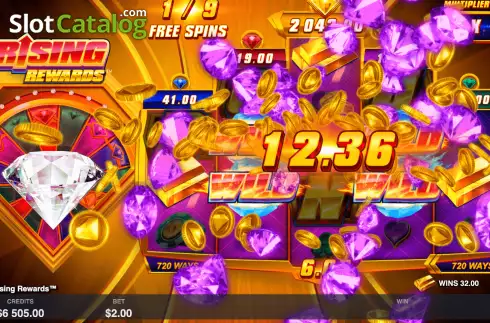 Скрин7. Rising Rewards слот