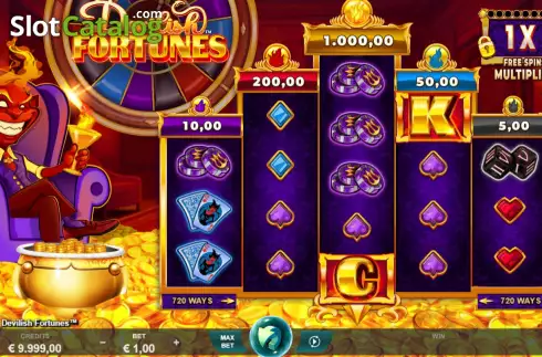 Скрин2. Devilish Fortunes слот