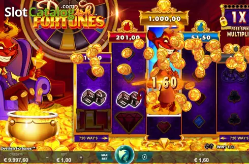 Скрин3. Devilish Fortunes слот