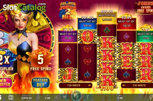 Скрин7. Fire and Roses Joker 2 All-In слот