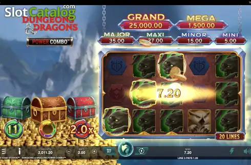 Скрин5. Dungeons & Dragons Power Combo слот