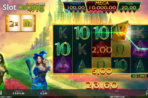 Скрин3. Book of Oz Magic 5 Power Combo слот