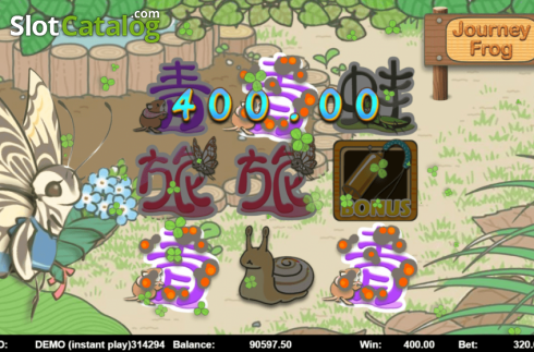 Скрин6. Journey Frog слот