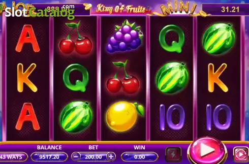 Скрин2. King Of Fruits (Triple Profits Games) слот