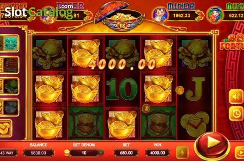 Скрин3. 888 Fortunes слот