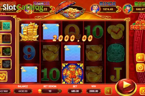 Скрин4. 888 Fortunes слот
