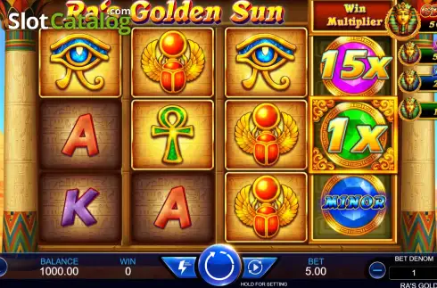 Скрин2. Ra's Golden Sun слот