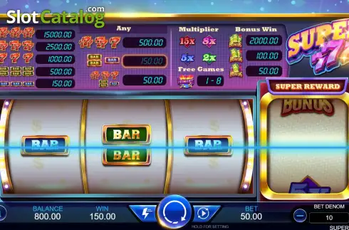 Скрин3. Super 777 (Triple Profits Games) слот